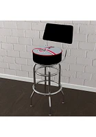 Ohio State Buckeyes Brutus Stripe Padded Pub Stool - Red