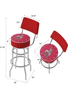 Ohio State Buckeyes Brutus Padded Pub Stool - Red