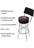 Ohio State Buckeyes Brutus Dash Padded Pub Stool - Red