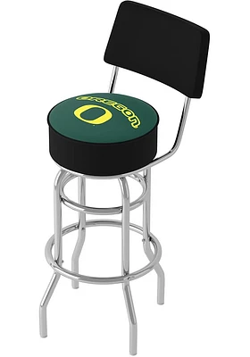 Oregon Ducks Padded Pub Stool - Yellow