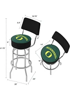 Oregon Ducks Padded Pub Stool - Yellow