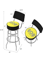 Oregon Ducks Wings Padded Pub Stool - Yellow
