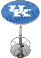 Kentucky Wildcats Logo Bar Height Acrylic Top Pub Table