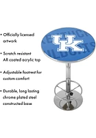 Kentucky Wildcats Logo Bar Height Acrylic Top Pub Table