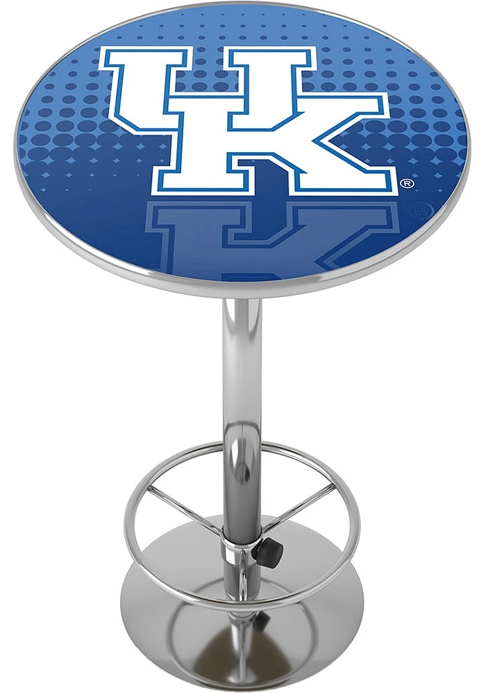 Kentucky Wildcats Reflective Bar Height Acrylic Top Pub Table