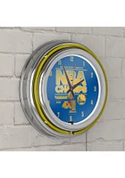 Golden State Warriors 4x Champions Retro Neon Wall Clock