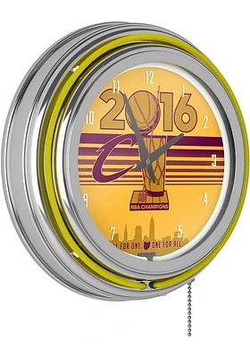 Cleveland Cavaliers Retro Neon Wall Clock