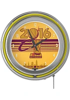 Cleveland Cavaliers Retro Neon Wall Clock