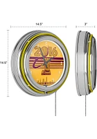 Cleveland Cavaliers Retro Neon Wall Clock