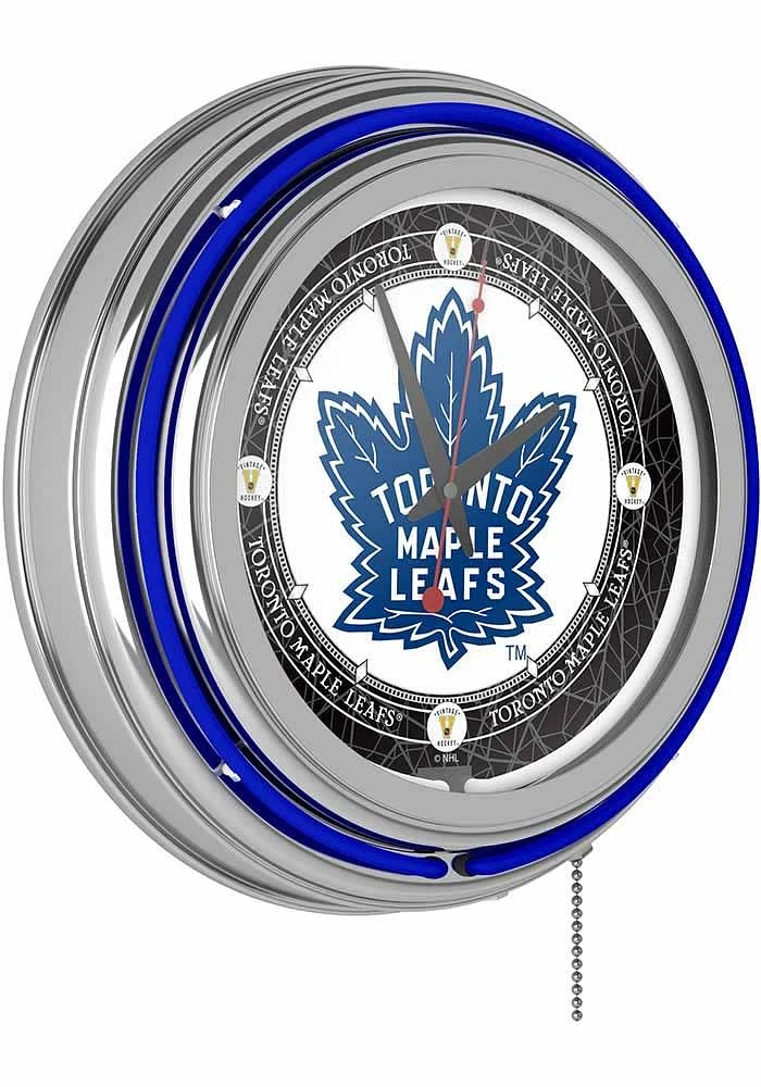 Toronto Maple Leafs Throwback Retro Neon Wall Clock