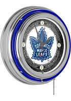 Toronto Maple Leafs Throwback Retro Neon Wall Clock