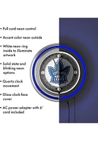 Toronto Maple Leafs Throwback Retro Neon Wall Clock