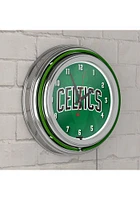 Boston Celtics Fade Retro Neon Wall Clock