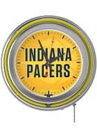 Indiana Pacers Fade Retro Neon Wall Clock