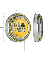 Indiana Pacers Fade Retro Neon Wall Clock