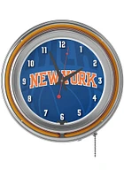 New York Knicks Fade Retro Neon Wall Clock
