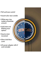 New York Knicks Fade Retro Neon Wall Clock
