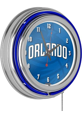 Orlando Magic Fade Retro Neon Wall Clock