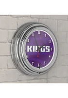 Sacramento Kings Fade Retro Neon Wall Clock