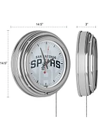 San Antonio Spurs Fade Retro Neon Wall Clock