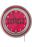 Toronto Raptors Fade Retro Neon Wall Clock