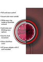 Toronto Raptors Fade Retro Neon Wall Clock