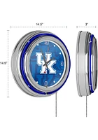 Kentucky Wildcats Fade Retro Neon Wall Clock