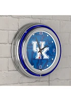 Kentucky Wildcats Fade Retro Neon Wall Clock