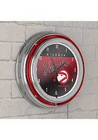 Atlanta Hawks Hardwood Classic Retro Neon Wall Clock