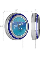 Charlotte Hornets Hardwood Classic Retro Neon Wall Clock