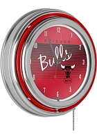 Chicago Bulls Hardwood Classic Retro Neon Wall Clock