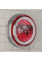 Chicago Bulls Hardwood Classic Retro Neon Wall Clock