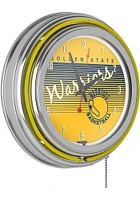 Golden State Warriors Hardwood Classic Retro Neon Wall Clock