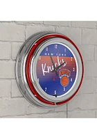 New York Knicks Hardwood Classic Retro Neon Wall Clock