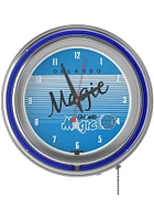 Orlando Magic Hardwood Classic Retro Neon Wall Clock