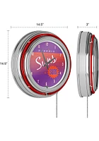 Phoenix Suns Hardwood Classic Retro Neon Wall Clock