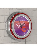 Phoenix Suns Hardwood Classic Retro Neon Wall Clock