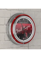 Portland Trail Blazers Hardwood Classic Retro Neon Wall Clock