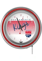Sacramento Kings Retro Neon Wall Clock