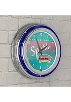 San Antonio Spurs Hardwood Classic Retro Neon Wall Clock