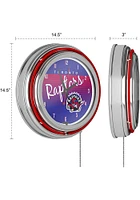 Toronto Raptors Hardwood Classic Retro Neon Wall Clock