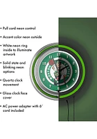 Boston Celtics Retro Neon Wall Clock