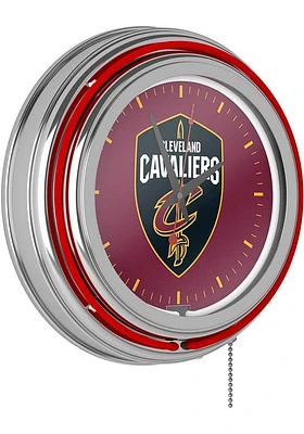 Cleveland Cavaliers Logo Retro Neon Wall Clock