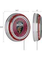 Cleveland Cavaliers Logo Retro Neon Wall Clock