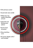 Cleveland Cavaliers Logo Retro Neon Wall Clock