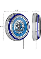 Dallas Mavericks Retro Neon Wall Clock