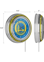 Golden State Warriors Logo Retro Neon Wall Clock