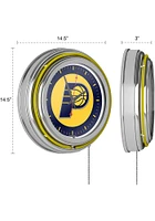Indiana Pacers Retro Neon Wall Clock