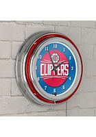Los Angeles Clippers Retro Neon Wall Clock