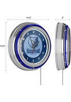 Memphis Grizzlies Retro Neon Wall Clock